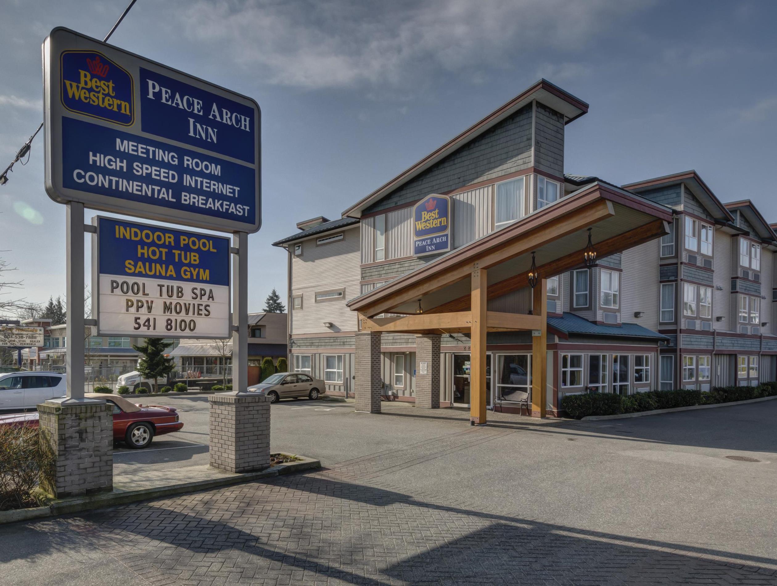 Best Western Peace Arch Inn Surrey Exterior foto